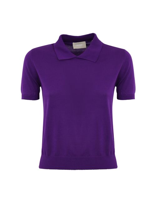 Polo in cotone Viola DRUMOHR | L0G416 00001880